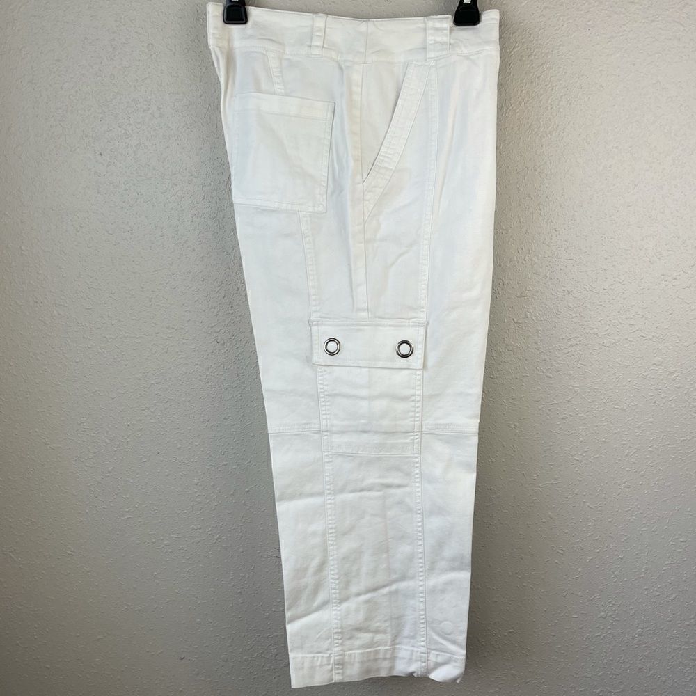 NWT Nine & Co. White Cropped Pants Size 10